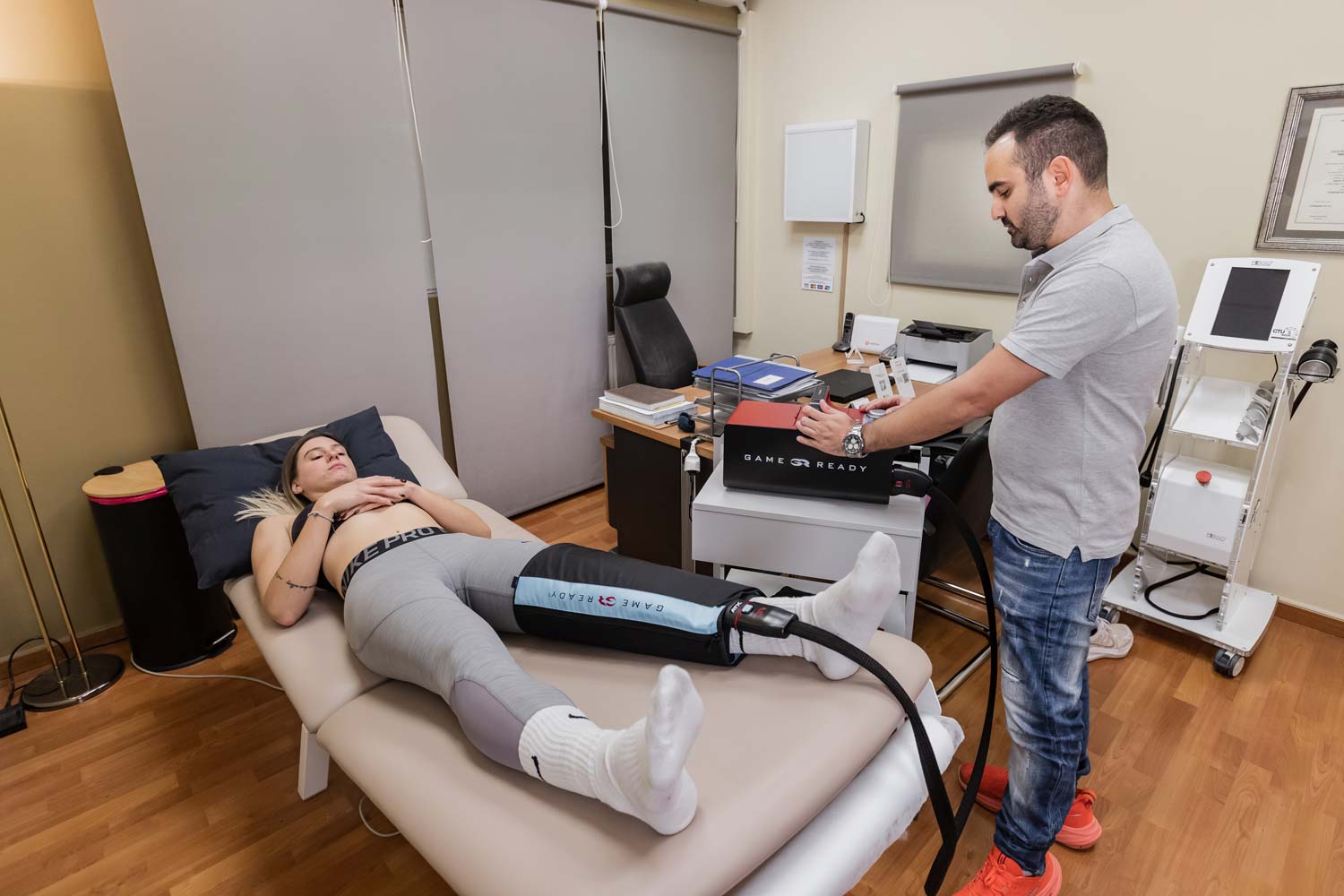 Κρυοθεραπεία με διαλείπουσα συμπίεση